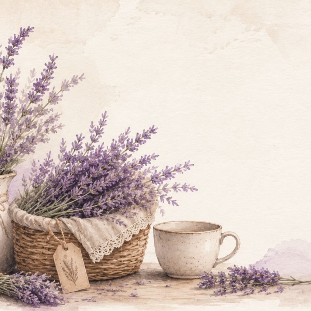 One Little Lavender Flower 